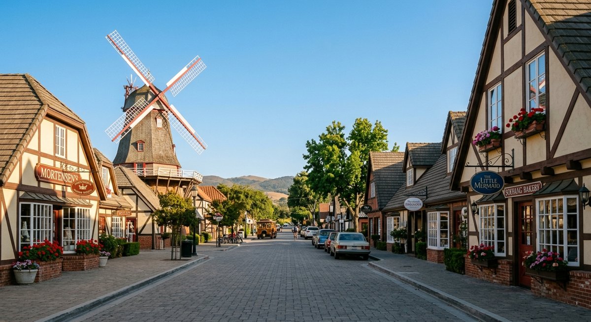 The Danish village of Solvang